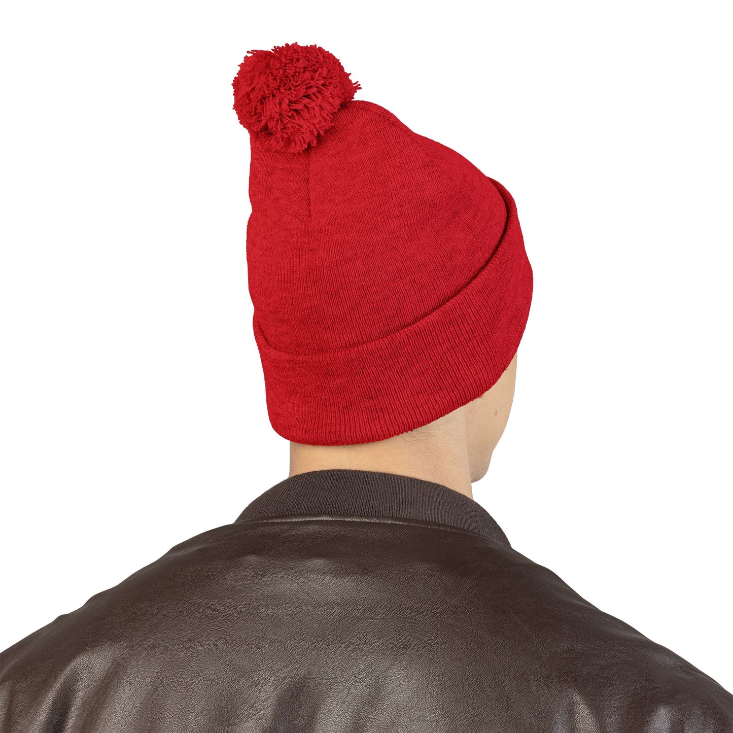 #NaughtyBoysClub Cozy Pom-Pom Knit Cap