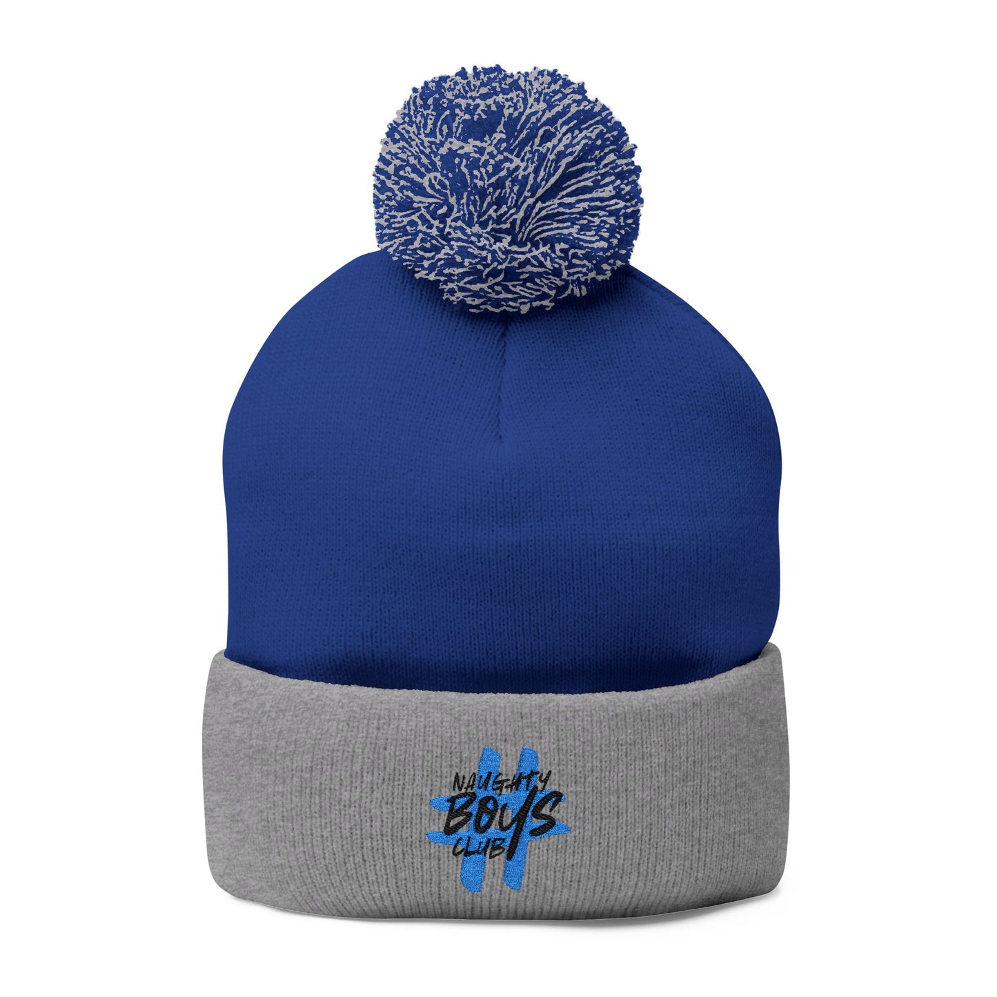 #NaughtyBoysClub Cozy Pom-Pom Knit Cap