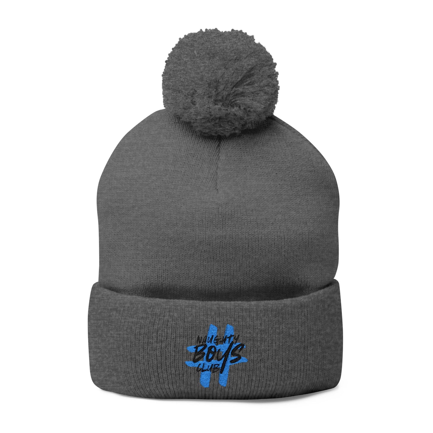 #NaughtyBoysClub Cozy Pom-Pom Knit Cap