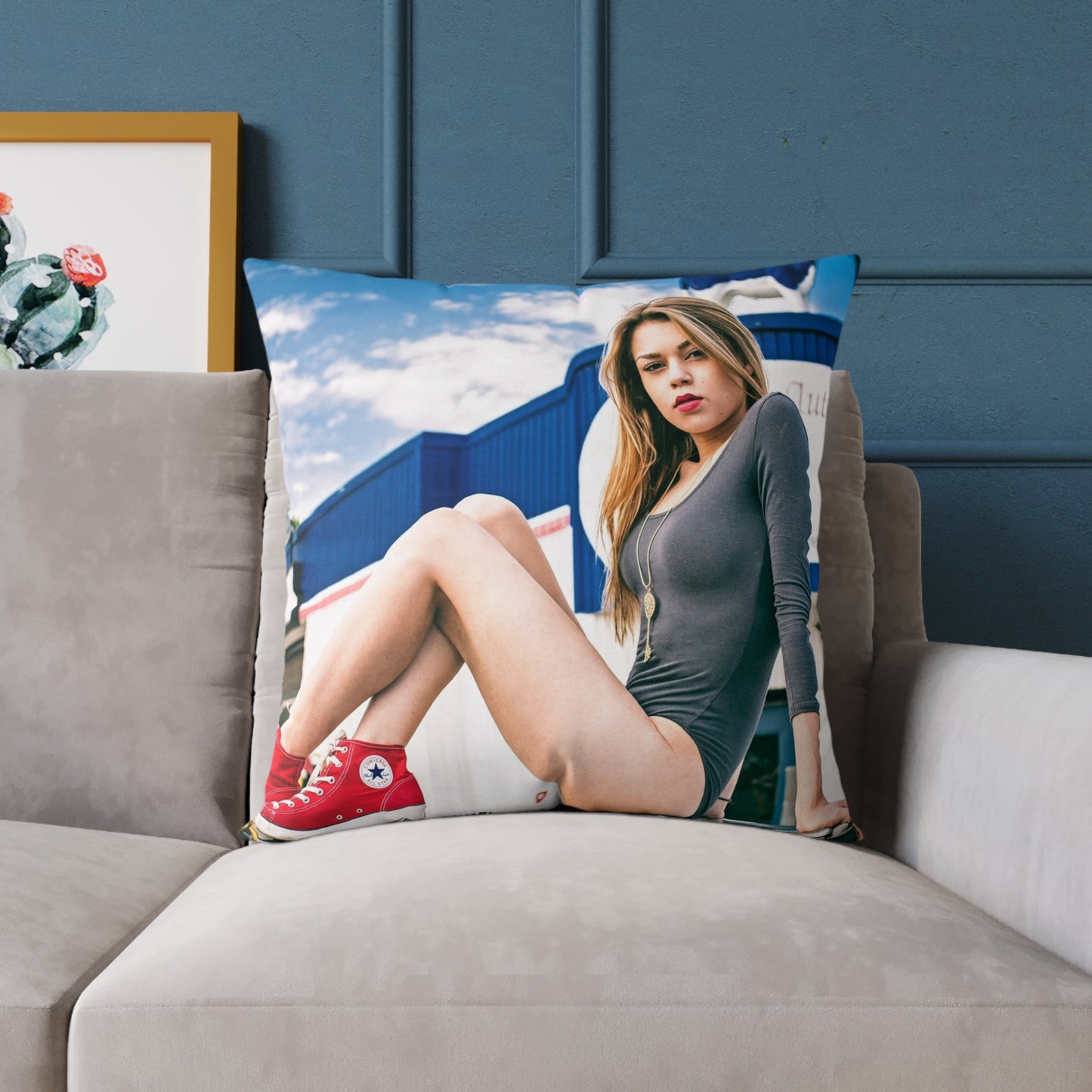 Fill 'er Up! Canvas Pillow