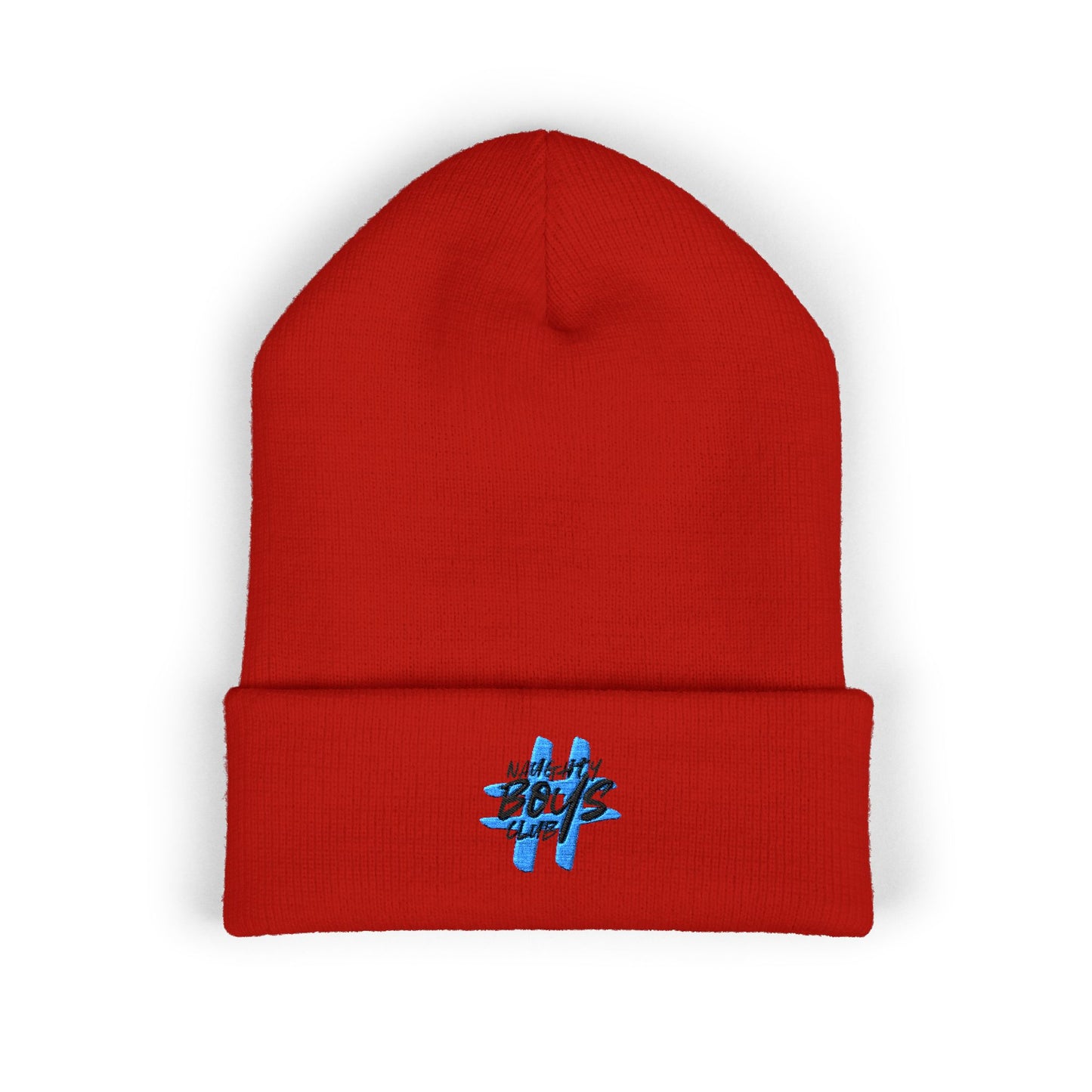 #NaughtyBoysClub Embroidery Cuffed Beanie