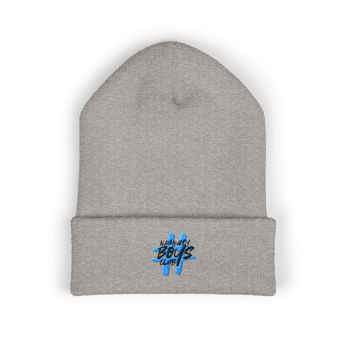 #NaughtyBoysClub Embroidery Cuffed Beanie