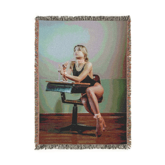 Schoolgirl Dreams - Woven Throw Blanket