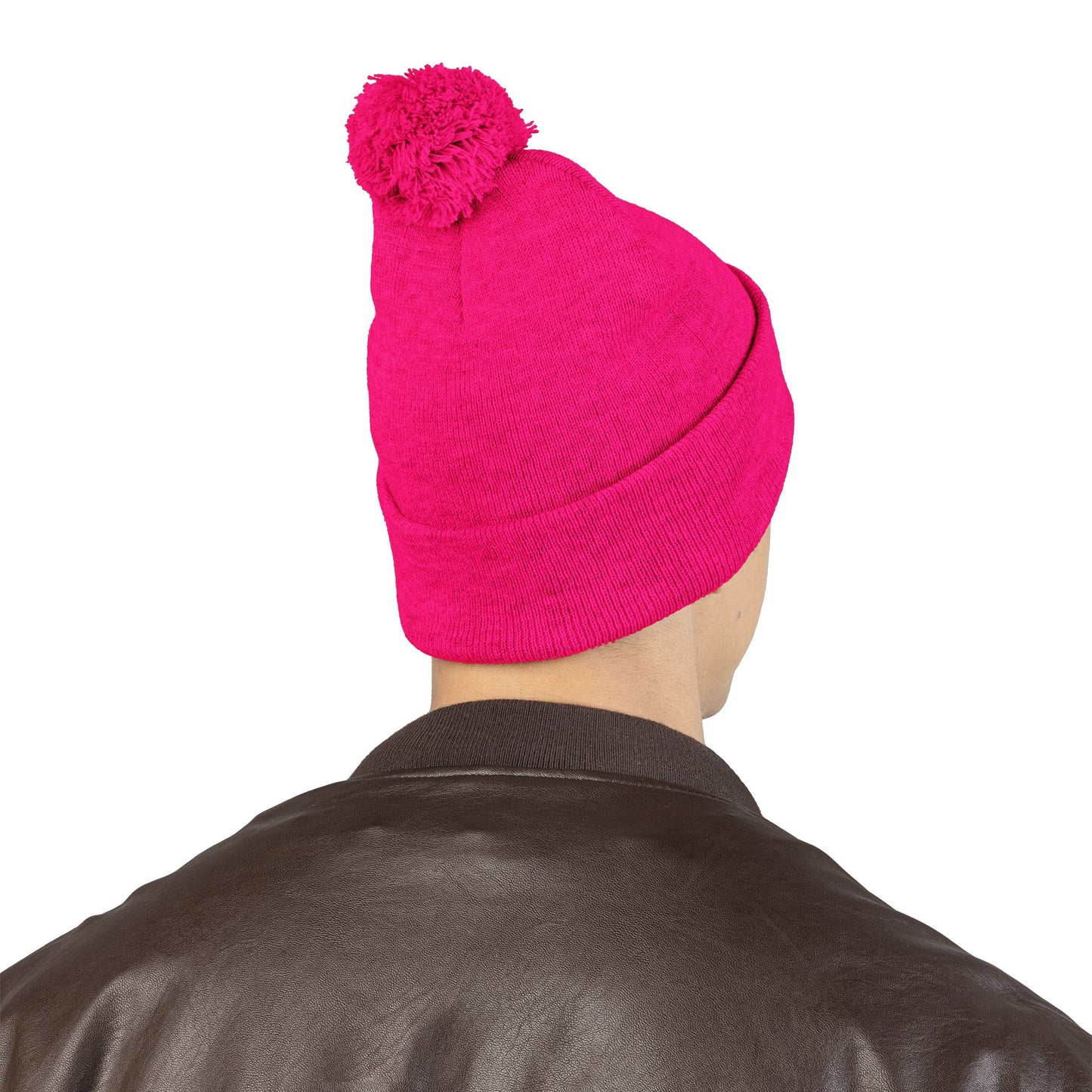 #NaughtyBoysClub Cozy Pom-Pom Knit Cap
