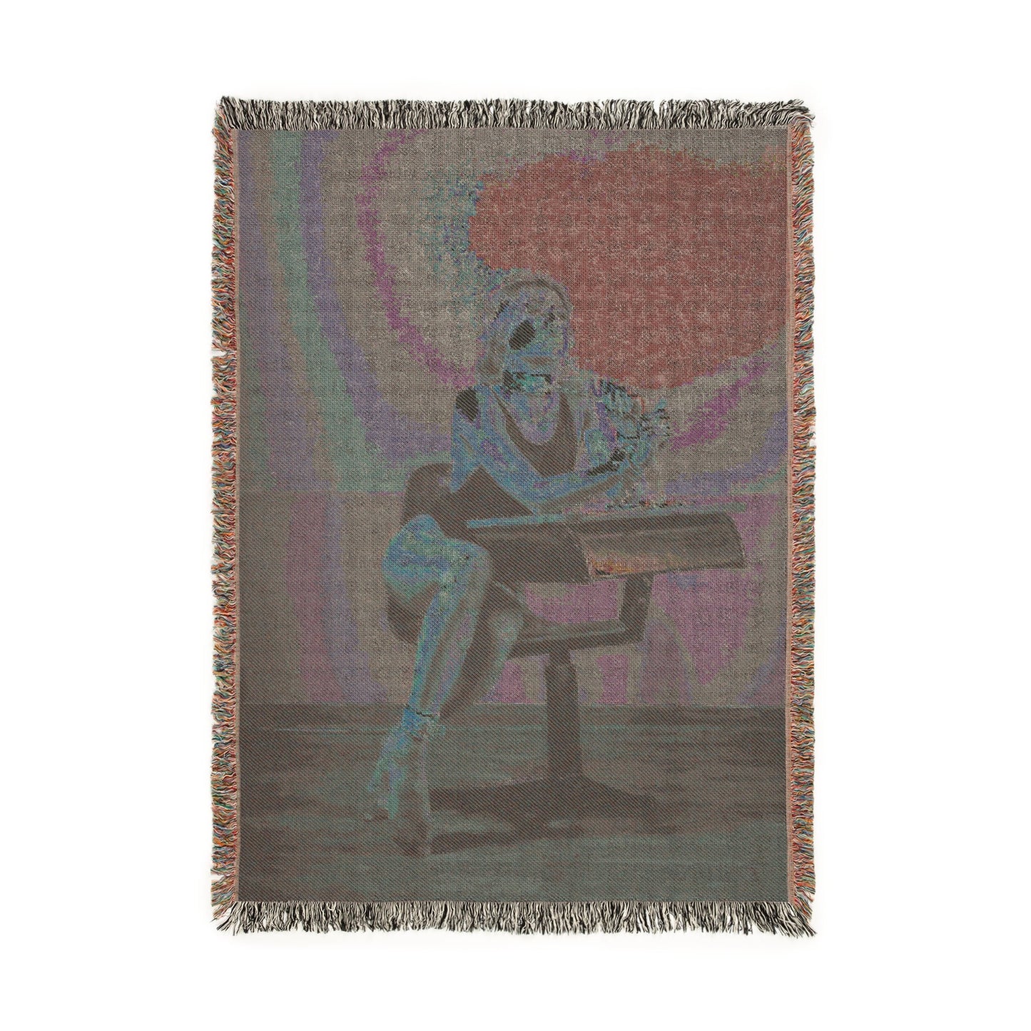 Schoolgirl Dreams - Woven Throw Blanket