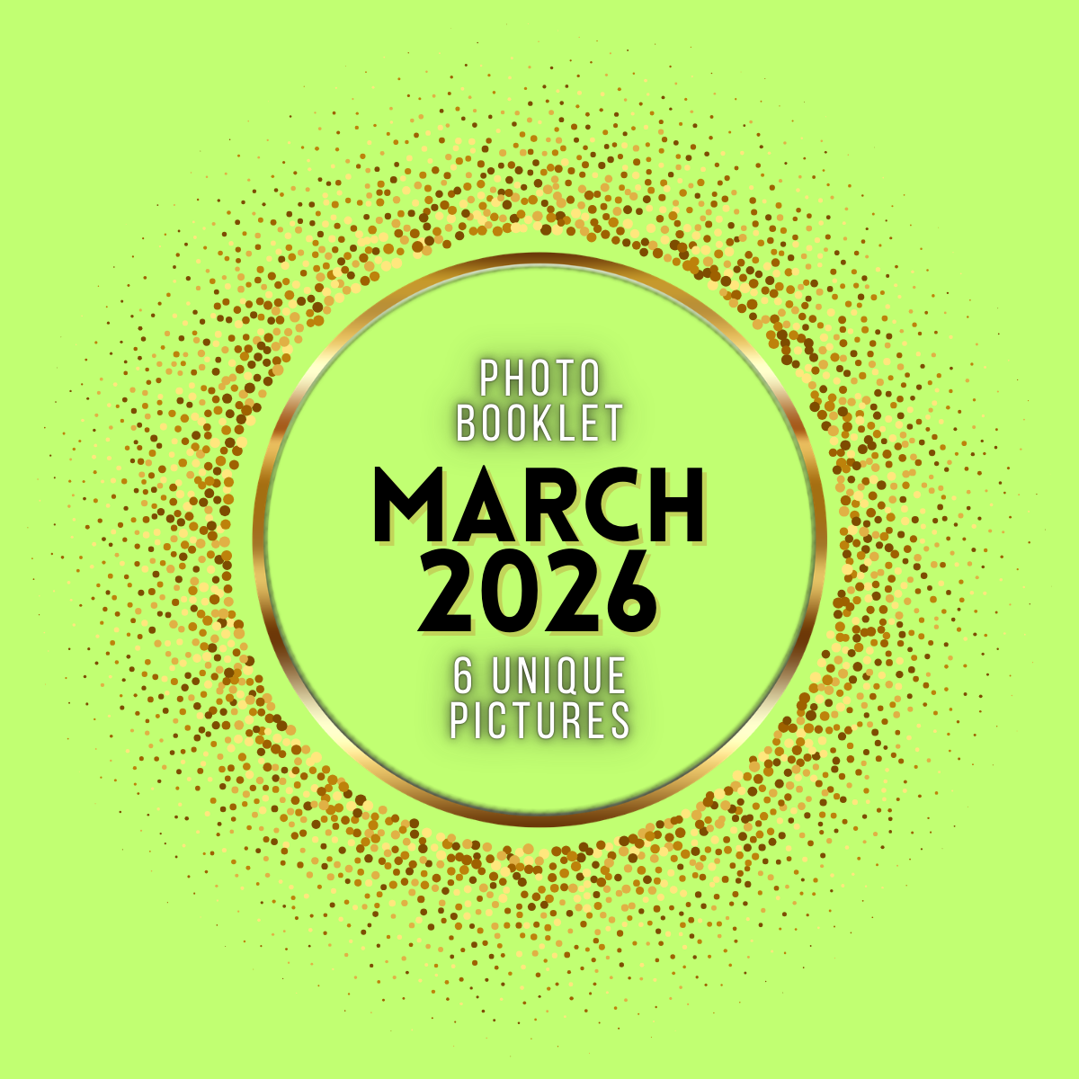 March Photo Booklet